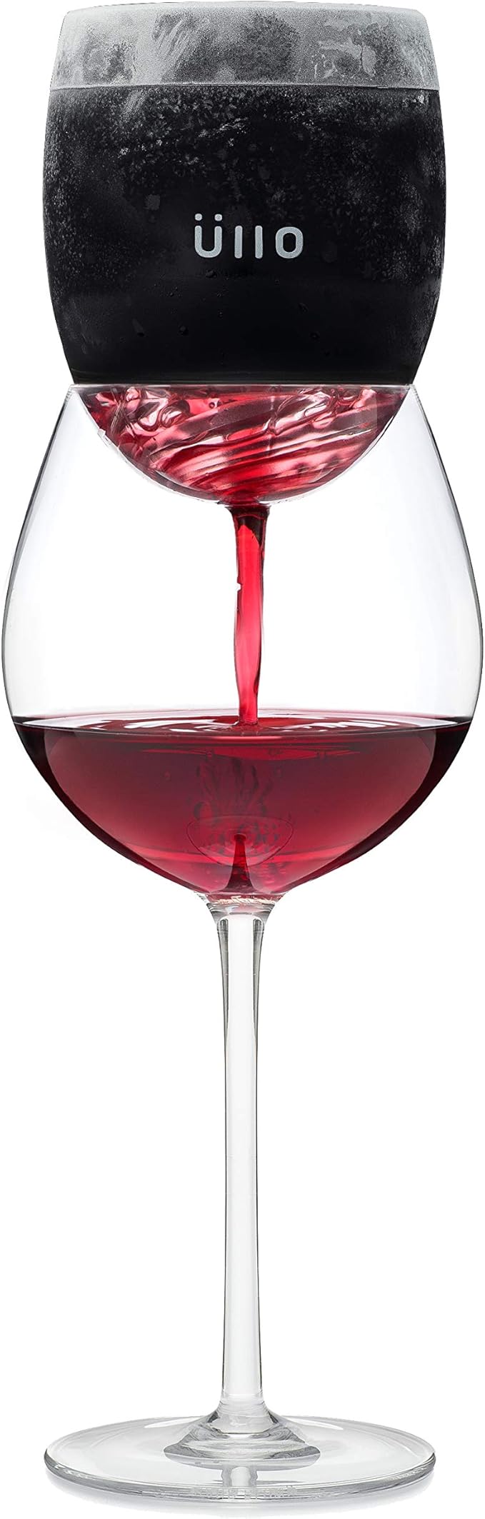 Ullo Chill Wine Purifier, Aerator, and Chiller with 4 Sulfite Filters – Removes Histamines and Sulfites