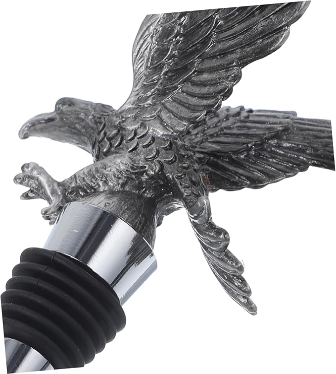 Ciieeo Eagle Head Wine Bottle Stopper Wine Sealer Easy Insert Remove Design for Home and Party Use Creative Eagle Shape