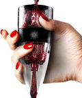 VinLuxe PRO Wine Aerator Diffuser Pourer Decanter with Carrying Case, Black
