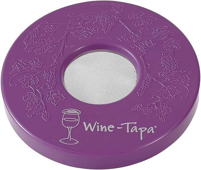 Drinking Glass Covers- Keep Bugs Away from Wine Glasses Outdoors - Use as Cover for Coffee Mugs, Soda Cans, and Drinking Glasses, Set of 4 No Spill Drink Covers (Kissable)