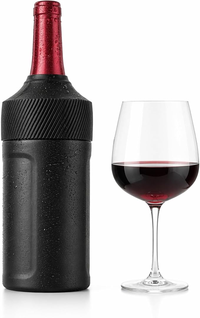 Wine Bottle Cooler Sleeve | Portable Bottle Chiller for Wine Lovers | Insulated Wine Cooler for Outdoor & Indoor Use | Wine Cooler by Vondra
