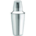 TableCraft 376 Cash & Carry Bar Shaker, 16 oz. (rim full), 3 piece set includes: shaker, strainer, and 3-1/4 oz. cap, dishwasher safe, stainless steel (individually boxed)