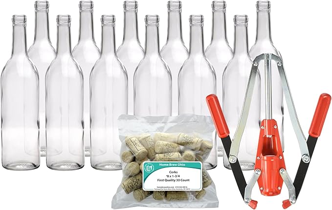 Home Brew Ohio One Gallon Wine Bottling Package