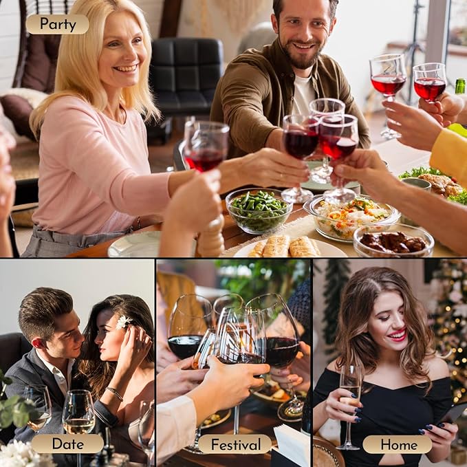 SANMAS Rechargeable Electric Wine Opener Set, 5-in-1 Automatic Corkscrew with Foil Cutter & Wine Aerator Pourer, 2 Vacuum Stoppers, Type-C Cable & Stand | Complete Wine Accessories Kit Gift Box
