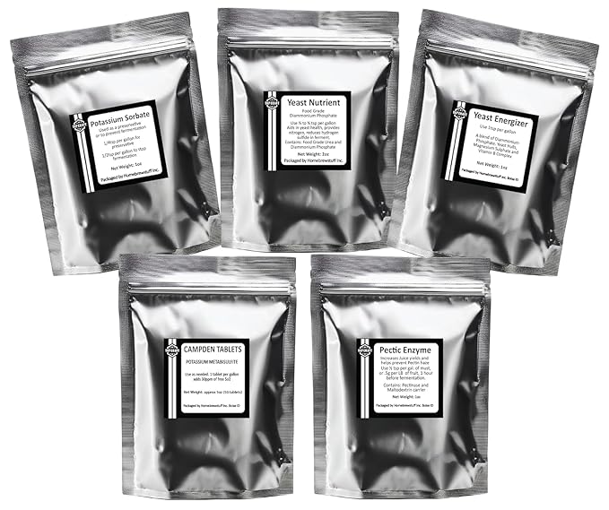 HomeBrewStuff Wine Additives Basic Bundle