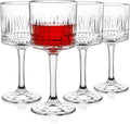 Wine Glasses Set of 4, 13.5oz Crystal Wine Glasses, Lead-Free Square Wine Glass with Long Stem, Wine Gifts for Wedding Birthday