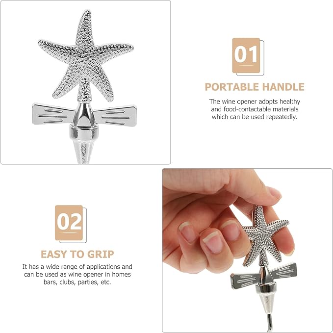 BESPORTBLE Copper Alloy Portable Wine Bottle Opener Non-slip Beer Jar Opener for Home and Party Use 1pcs