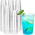 RACETOP 12oz Clear Plastic Cups, 200 Pack Disposable Party Cup, Heavy Duty Disposable Glasses, Disposable Cups for Party, Thanksgiving, Wine Taesting, Birthday and Christmas.