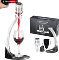 D&Slifei Deluxe Wine Aerator Pourer with Tower Stand and Filter, Unique Aeration Device, Quickly Enhances Wine Flavour with Smoother Finish, Ideal Gifts for Wine Lovers