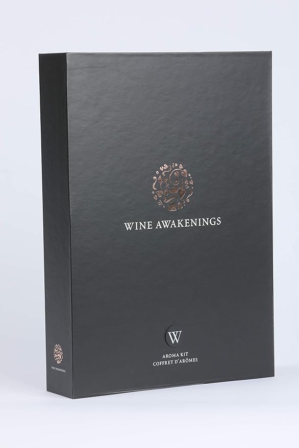 40 Aroma Red & White Wine Set. Covers all wines of the world. Gel formulation does not evaporate-10 year guarantee. Aroma Wheel included ($25).