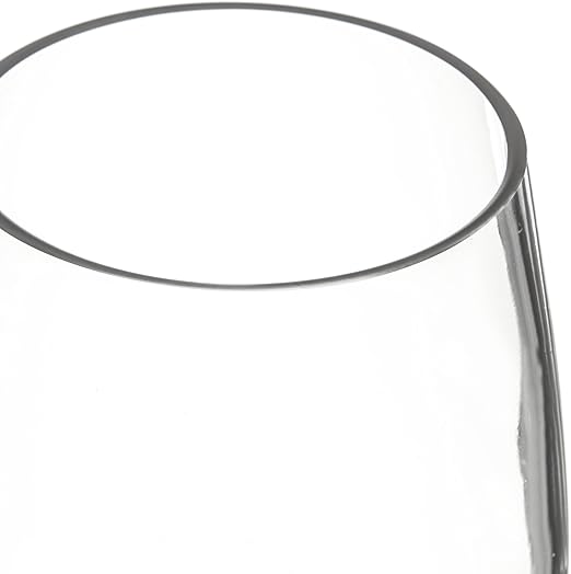 Carlisle FoodService Products Alibi Wine Glass for Restaurants, Catering, Kitchens, Plastic, 8 Ounces, Clear