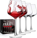 PARACITY Wine Glasses, christmas gift, Clear Glass, Long Stem Wine Glass for Red and White Wine - 10 OZ (Set of 2) (4, 16, Fluid Ounces)