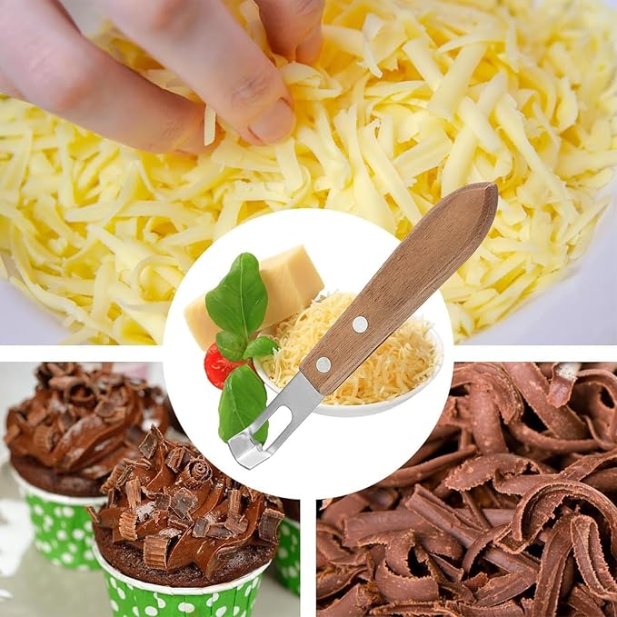 1pcs Channel Knife,Lemon Twist Tool,Stainless Steel, Wooden Handle, Curved Blade, Suitable For Lemon/Orange Twisters, Cocktail Garnish Tool, Suitable For Bartenders And Home Mixologists.