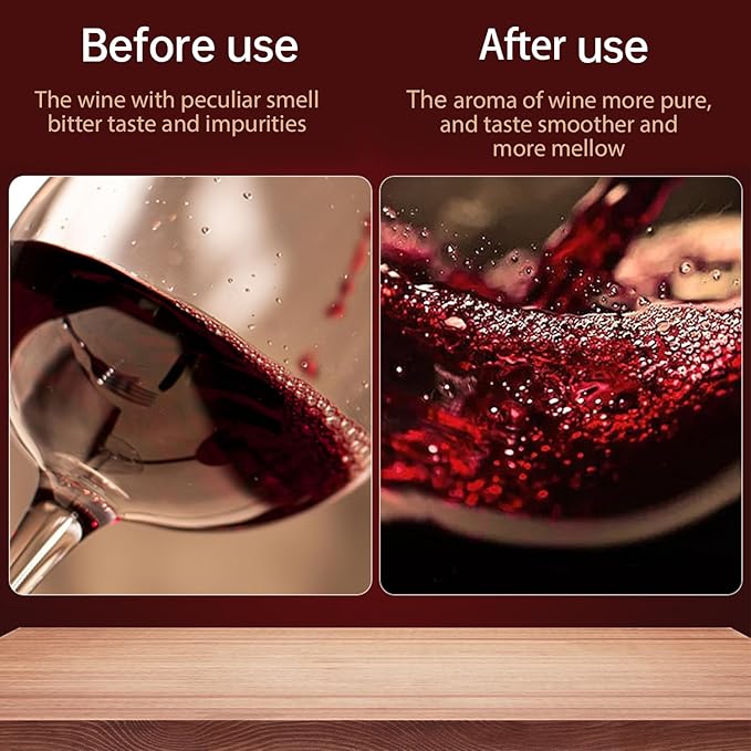 AIKARO - Electric Wine Aerator Pourer Rechargeable Automatic Decanter, with Corkscrew and Vacuum Stopper (Set)