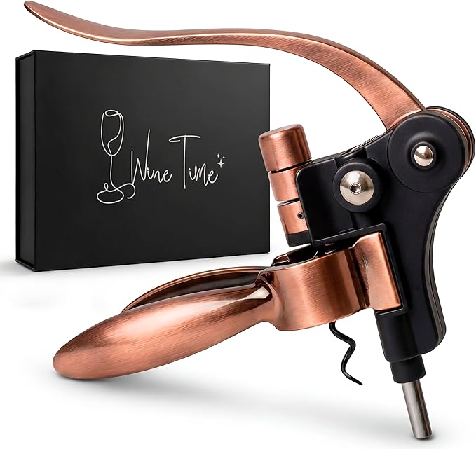 Ultimate All-in-One rabbit wine opener Set – 7 Essential Accessories Included – Complete corkscrew wine opener Kit with Aerator, Stopper & Stand – Premium wine bottle opener for Wine Lovers