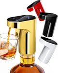 Fathers Day Gift | World Cup Viewing Party Supplies,Electric Whiskey & Cocktail Dispenser-Smart Pouring, Adjustable 1‑999ml Dosing, Rechargeable Battery, Ideal for Home Bars & Enthusiasts (Gold)