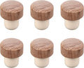 Wooden Wine Bottle Stopper 6Pcs T-shaped Stopper Cork Wine Stopper Bottle Stoppers Reusable Wine Bottle Stopper Wine Sealing Plug Bottle Cap for Wine Beer Bottles DIY Craft