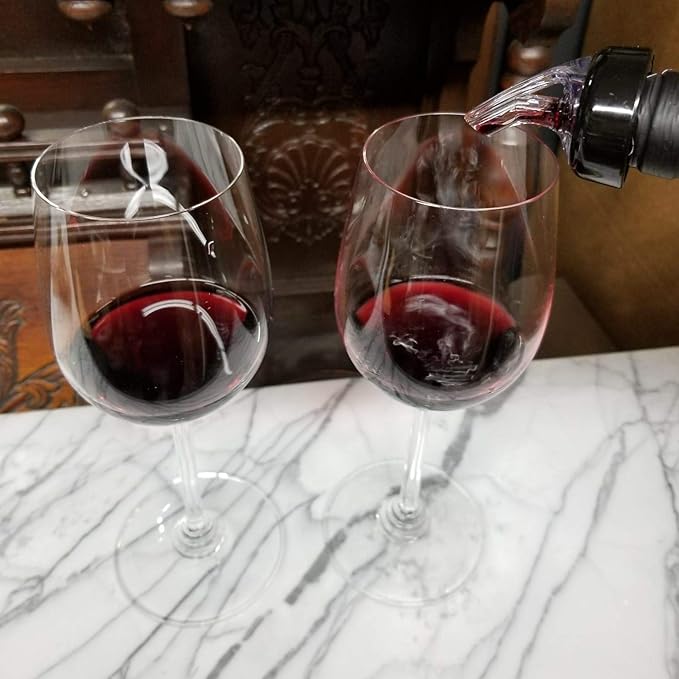 Measured Pourer - Liquor Bottle Pourers - Collared -(10pk) Made 100% In The USA. Bar Spouts That Don't Leak - No Cracks, Just A Perfect Cocktail Pour Everytime. Great for Wine Too! (1oz)