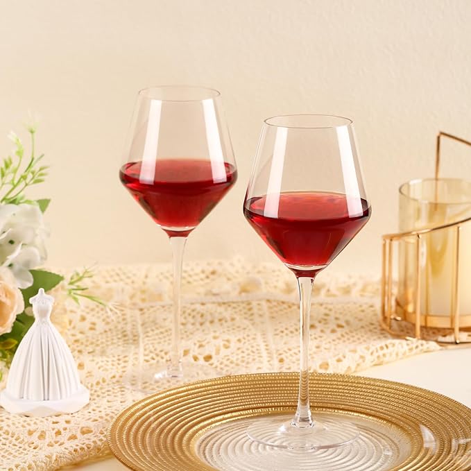 2026 Mr & Mrs Wine Glasses Gift Set with Memory Box,Wine Bag, Greeting Card – Engagement, Wedding & Newlywed Gifts for Couples, Just Engaged Gifts for Women