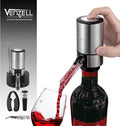 VENZELL Electric Wine Aerator and Pourer - Smart One-Button Wine Decanter with Automatic Vacuum Stopper and Dispenser