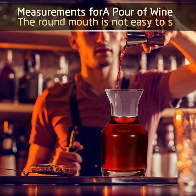 Remagr 30 Pack Single Serving Wine Carafe Glass Small Mini Carafe Individual Wine Refill Decanter for Dinner Parties Tastings Bars Restaurants (6.5 oz)