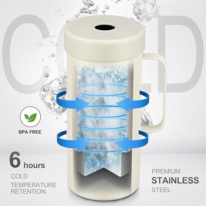 Wine Bottle Chiller with Handle | Portable Rapid Cooling Champagne Insulator | Stainless Steel Wine Cooler Sleeve | Ideal Gift for Wine Lover | | Perfect for Dinner Parties & Outdoor Picnics