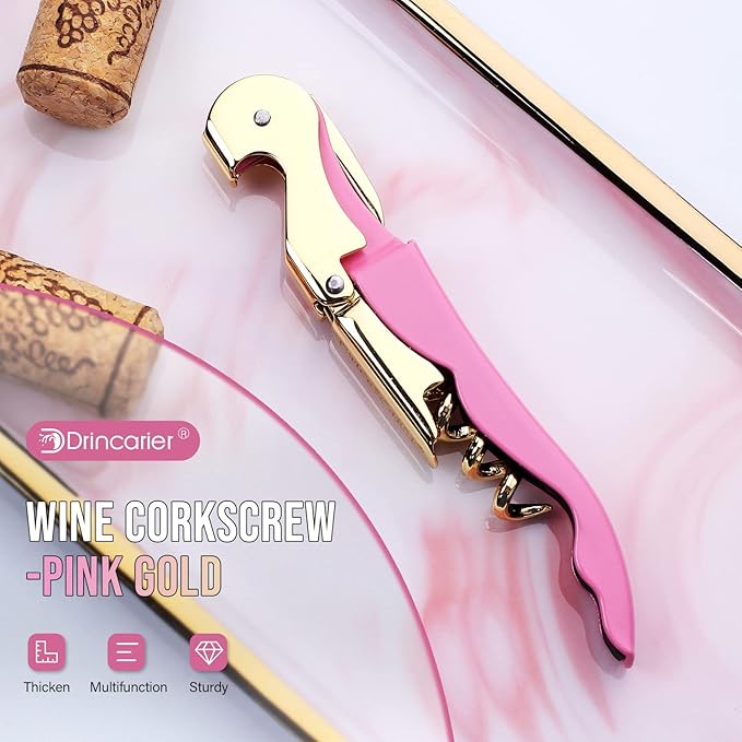 Professional Waiter Corkscrew Wine openers,Heavy Duty stainless steel Wine Key for Restaurant Waiters,Classic All-in-one Corkscrew, Bottle Opener and Foil Cutter
