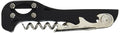 Franmara 2037-BU Boomerang Two-Step Soft-Touch Waiter Corkscrew with Foil Cutter