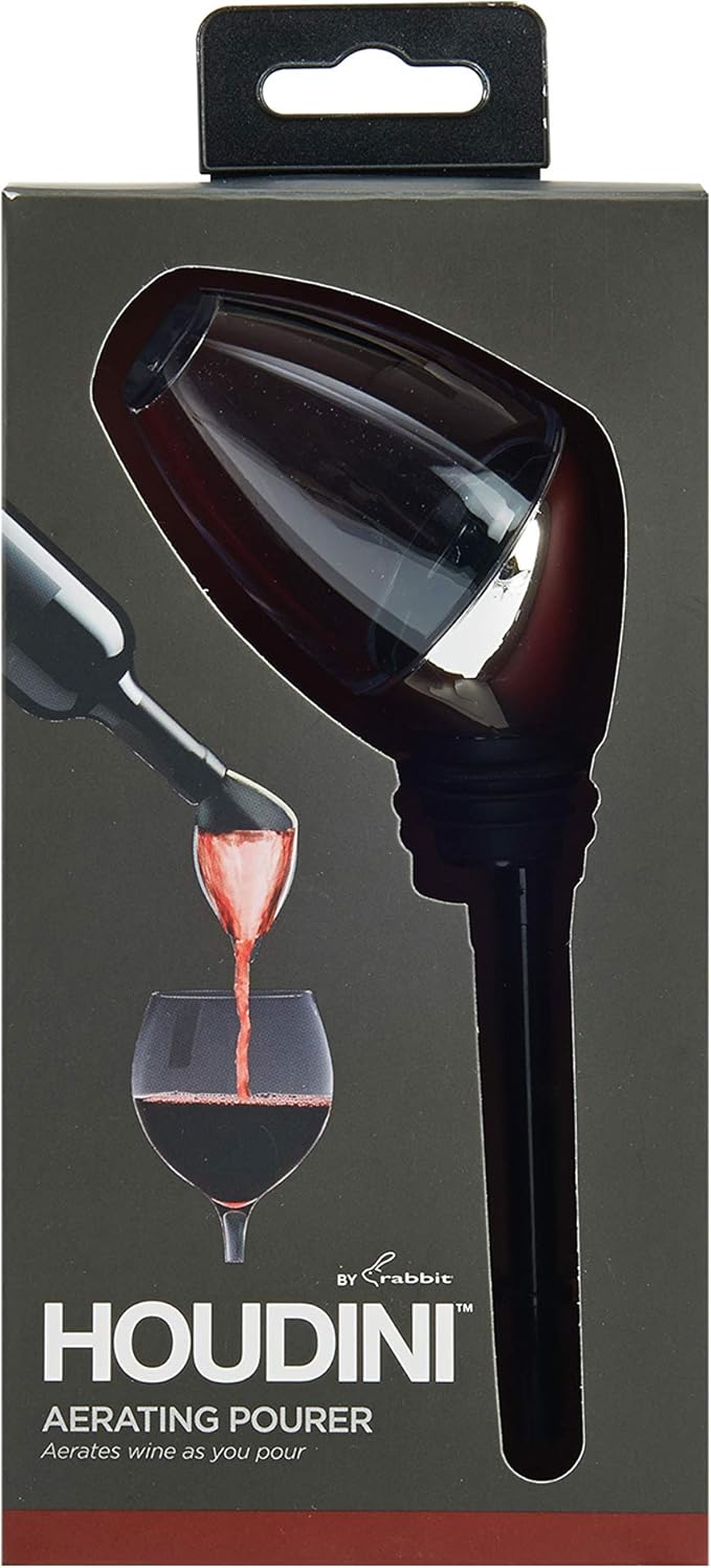 Houdini Aerator & Pourer Wine Aerator, 6 inches, Stainless (W9112) (Pack of 8)