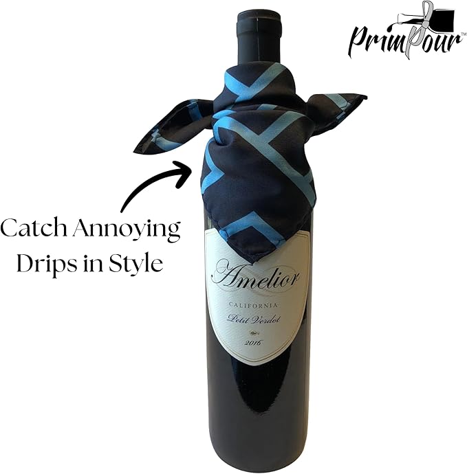 Wine Bottle Drip Ring – Premium Silk Wine Drip Collar for No-Mess Pouring – Elegant Wine Accessory