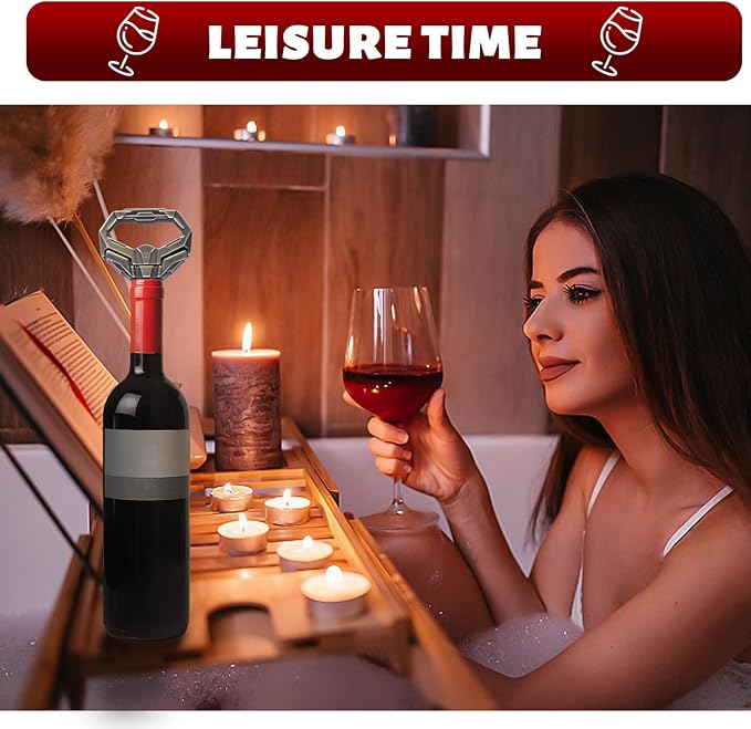 3 in 1 Ah So Two Prong Wine Opener & Cork Remover,It Can Remove The Older and Fragile Wine Corks so Easy for Connoisseurs to Uncork (Diamond-3Q)