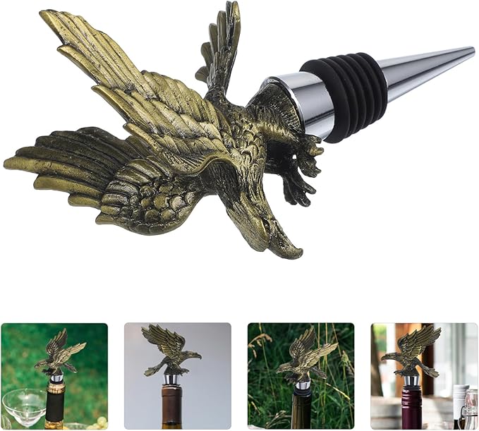 STOBAZA Shaped Wine Stopper Reusable Bottle Sealer for Elegant Wine Preservation for Home Parties and