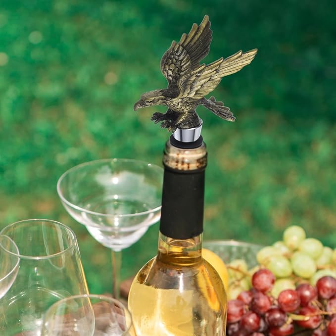 STOBAZA Shaped Wine Stopper Reusable Bottle Sealer for Elegant Wine Preservation for Home Parties and