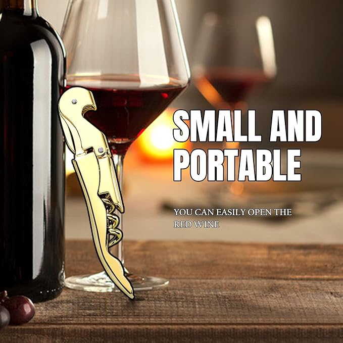 Waiters Corkscrew Professional Wine openers,stainless steel Wine Key for Restaurant Waiters,Classic All-in-one Corkscrew, Bottle Opener and Foil Cutter