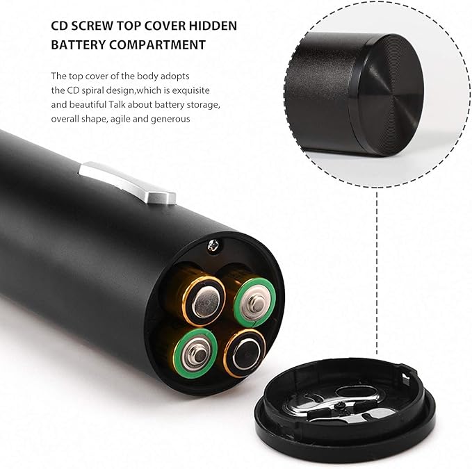 Electric Wine Opener Automatic Cordless One Touch Wine Opener Battery-Operated Corkscrew Foil Cutter and Batteries Included 7717-W102-022