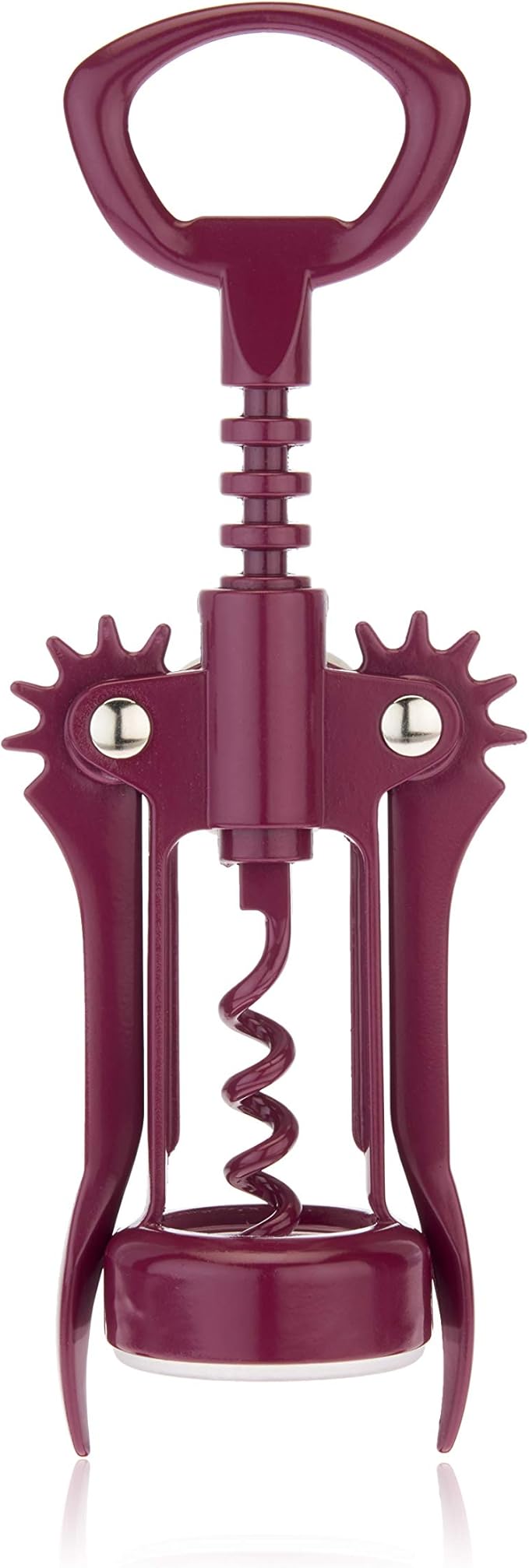 True Soar Merlot Winged Corkscrew, Self Centering Worm, Bottle Opener