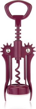 True Soar Merlot Winged Corkscrew, Self Centering Worm, Bottle Opener