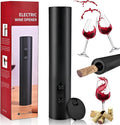 Electric Wine Opener, Battery Operated Wine Bottle Openers, One-Button Operation & Easy Carry Corkscrew Wine Opener for Home Party Bar Wedding, Gifts for Wine Lovers Women Men Waiter