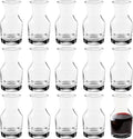 15pcs Mini Wine Decanter Glasses Small Glass Carafe Set For Mimosa Bar Supplies Party (8.5oz)