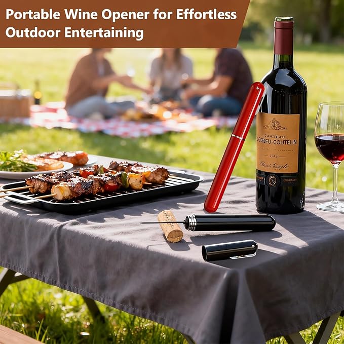 Manual Wine Opener with Foil Cutter Pack of 2- NUCOKRS Air Pumps 3 to 7 Open Corkscrew, Effortless & No Damage to Cork, Accessories Gift for Lovers