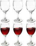 Valeways Shot Glasses, 5oz Mini Wine Glasses Set of 6, Cute Shot Glasses/Great for White and Red Wine/Tasting Glasses/Wine Glass Clear