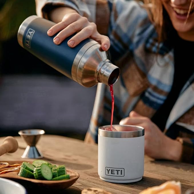 YETI Rambler 20 oz Cocktail Shaker, Stainless Steel, Vacuum Insulated, Papaya