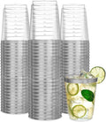 R-kay Silver Plastic Cups, Heavy Duty 10 OZ Silver Disposable cups, 50 Pack Plastic cocktail Glasses Heavy Duty Party Cups