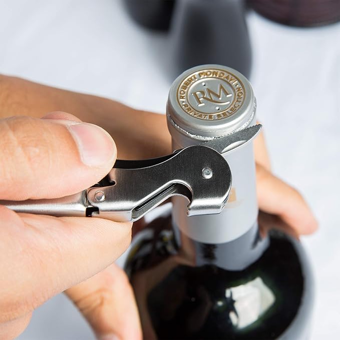 Oenophilia Duo-Lever Professional Waiters Corkscrew - Metallic Purple