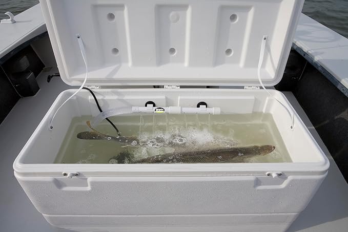 Marine Metal Super Saver Live Well Bait System & Aerator Kit