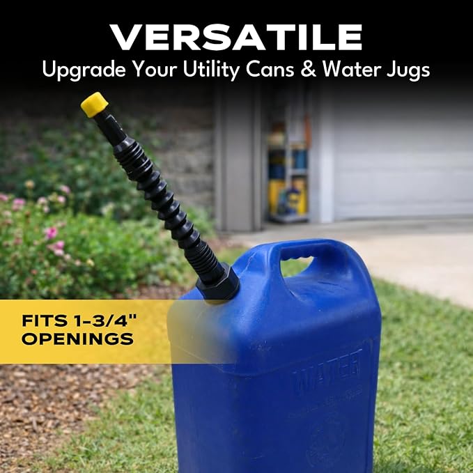EZ-POUR Standard Spout Replacement (Pack of 1) | Fits 1-3/4" Openings | Compatible With All EZ-POUR® Adapters | Fits Older Tanks, Water Jugs, and Industrial Containers | Flexible Replacement