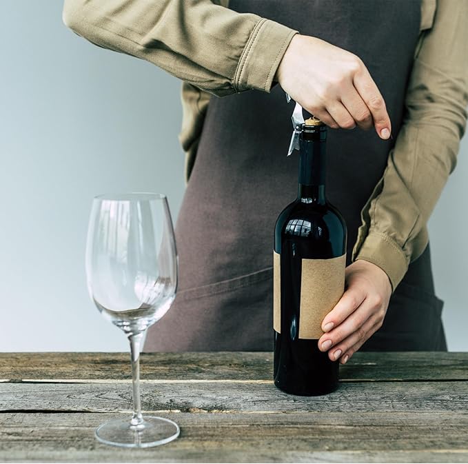 12 Pieces Professional Waiter Corkscrew Wine Openers,Orange Wine Keys Opener Stainless Steel Hinges Serrated Foil Cutter for Restaurant Waiters, Sommelier, Bartenders (Orange)