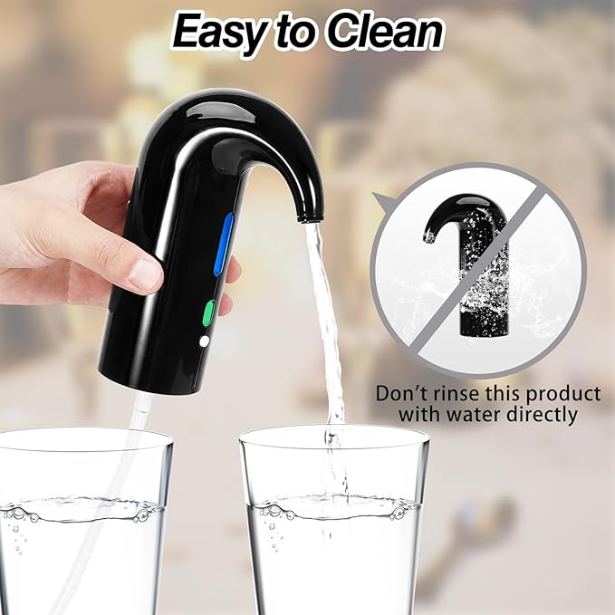 Electric Wine Aerator Pourer Spout - Automatic Wine Pourer with One Touch Button Control - Rechargeable Wine Decanter, Wine Accessories Gifts for Wine Lovers