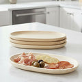 Woodard & Charles Set of 4 Personal Serving Trays – Perfect for Charcuterie, Breakfast Baked Goods, Sushi, Crudites