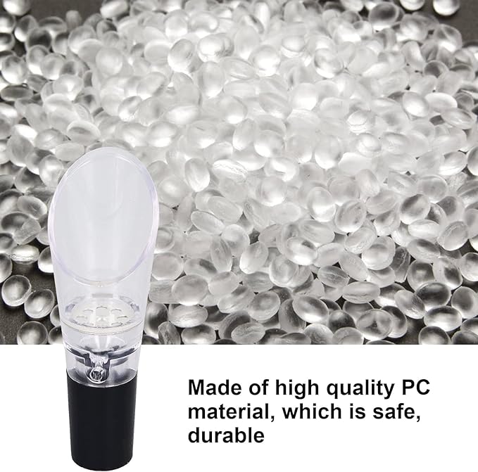 8PCS Wine Aerator, Wine Filter Wine Pourer Spout Wine Aerator Pourer Spout Portable Wine Aerating Wine Aerator Decanter Spout (Silver)